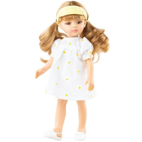 Papusa Ksenia, 32 cm, in rochie cu margarete  - Amigas, Paola Reina - imagine 6
